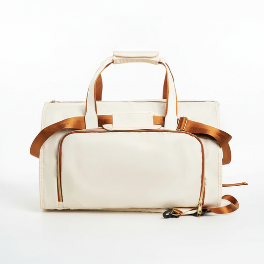 3-in-1 Travel Bag with Garment Compartment | Foldable Backpack, Shoulder & Duffel Bag