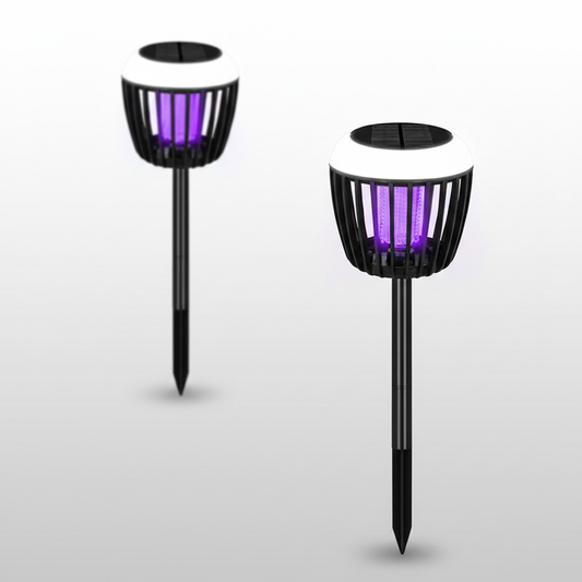 Solar Insect Lamp with UV Light | Automatic Light Control | Outdoor Garden & Camping Use