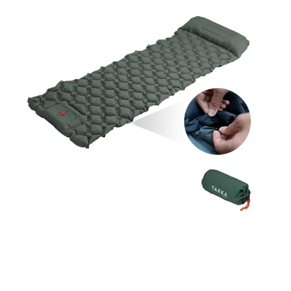 Camping Sleeping Pad | Built-In Pillow | Self-Inflating Lightweight Design 3
