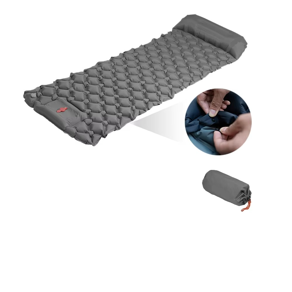 Camping Sleeping Pad | Built-In Pillow | Self-Inflating Lightweight Design 4