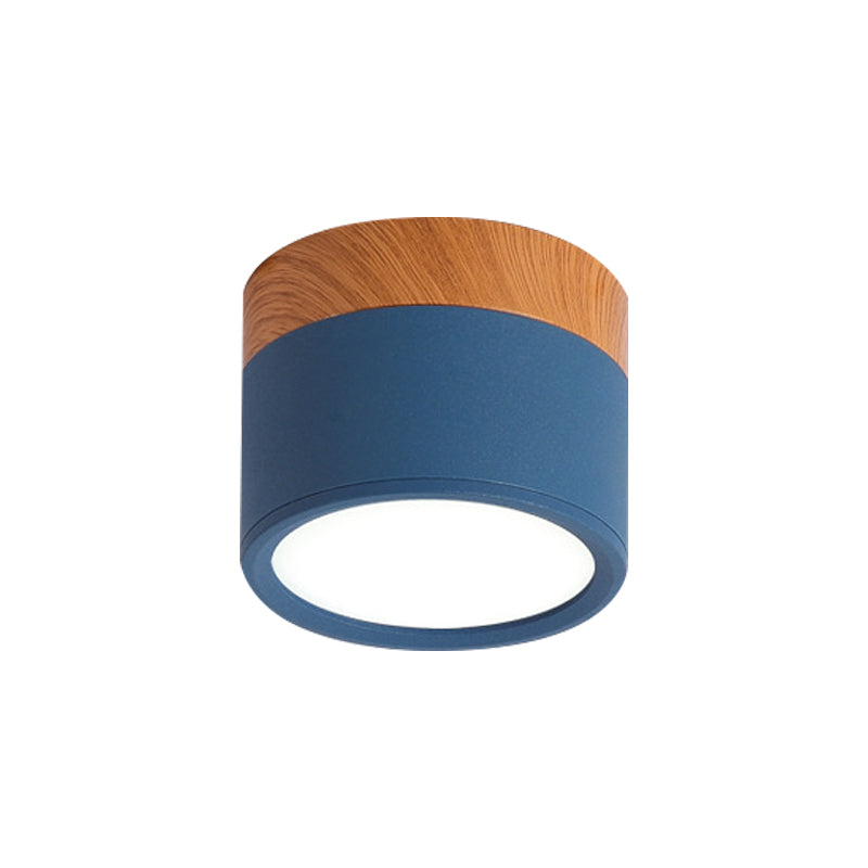 Ceiling Light | Stylish Metal and Wood Design | Flush Mount Ceiling Light for Kitchen and Bar 6
