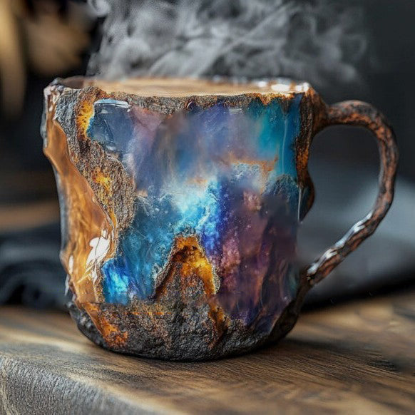 Coffee Cup | Handmade Mineral Crystal | Insulating Microwave Safe Coffee Mugs 350-450ml 1