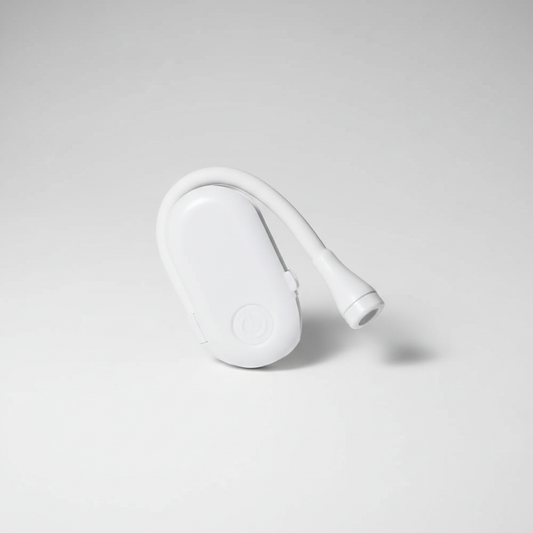Rechargeable LED Reading Light with Clip | Flexible 360° Gooseneck | USB Charging