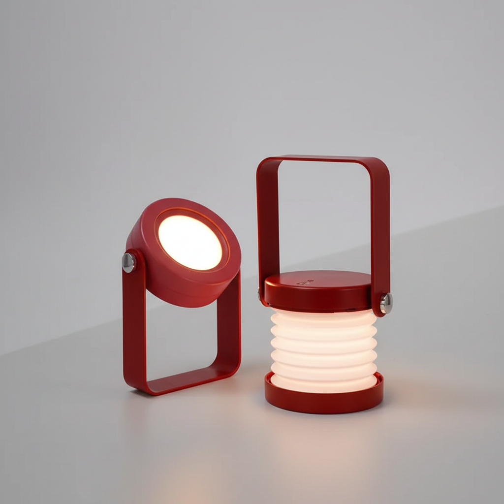 Rechargeable LED Table Lamp & Lantern | 3-Level Dimmable Warm Light | USB-C Portable Light