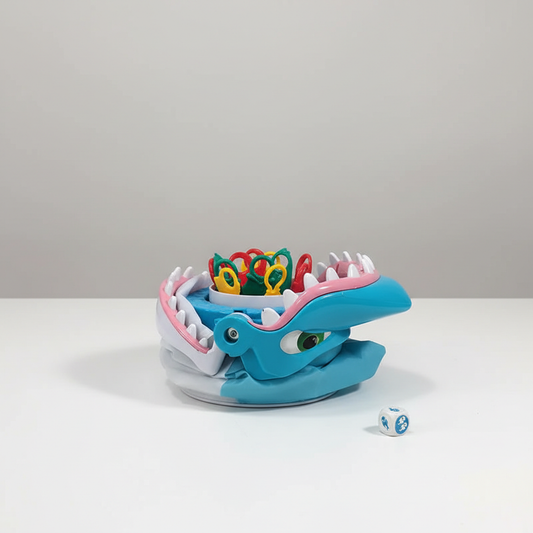 Shark Bite Board Game | Mechanical Action Game | 2–4 Players | Ages 4+