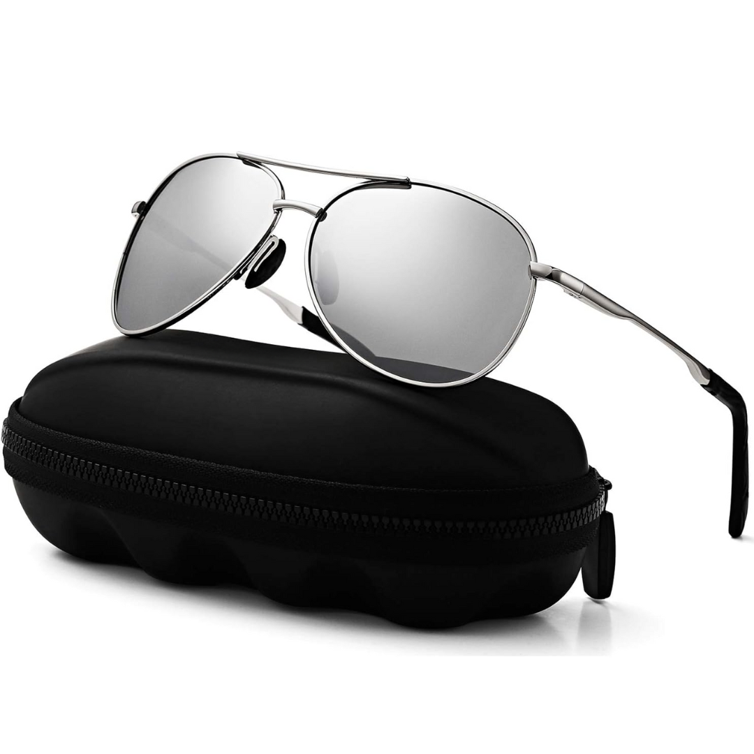 Sunglasses | Polarized Lenses | Lightweight Metal Aviator Design 4