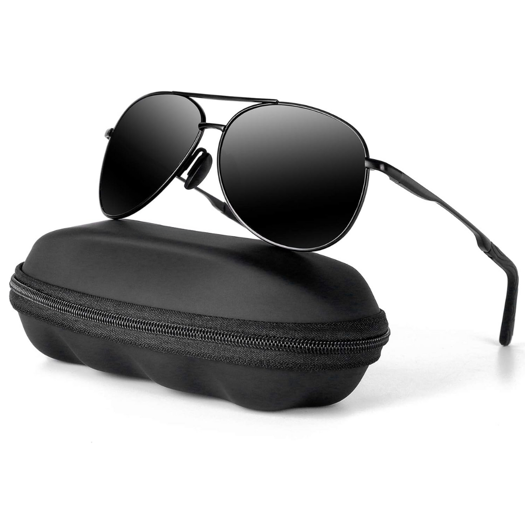 Sunglasses | Polarized Lenses | Lightweight Metal Aviator Design 5