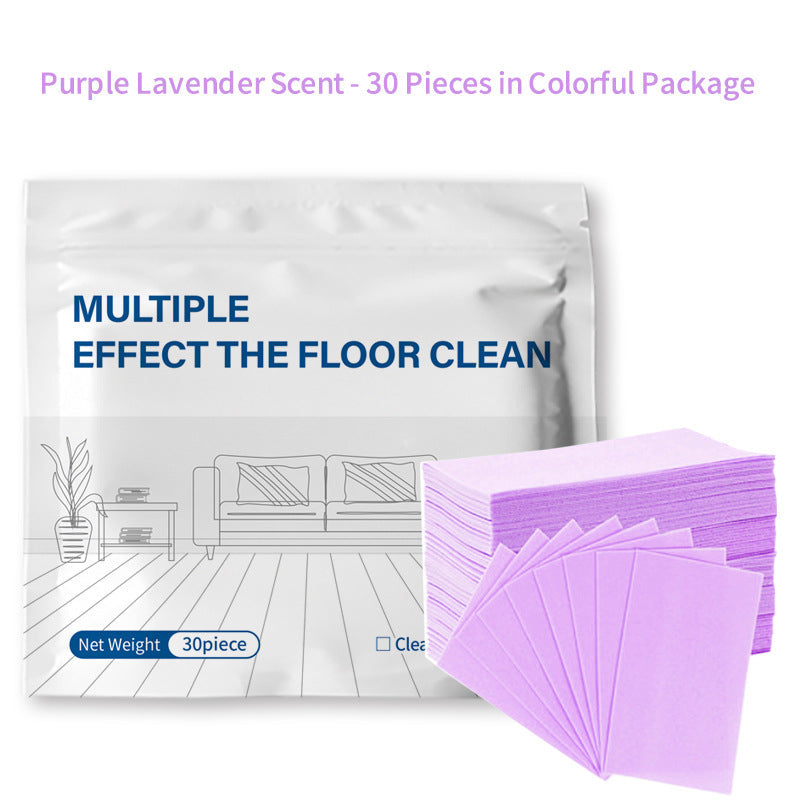 Water-Soluble Floor Cleaning Sheets | Concentrated Formula for Stain Removal | Multi-Effect Antibacterial and Deodorizing Floor Cleaner 10